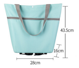 Pull Cart Shopping Food Organizer Trolley Bag On Wheels Bags Folding Portable Shopping Bags Buy Vegetables Bag Tug Package