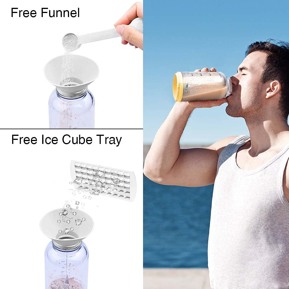 Smoothie Blender with USB Rechargeable Blender Cup, Portable Design for Shakes and Smoothies, Personal Blender to Go (Yellow)