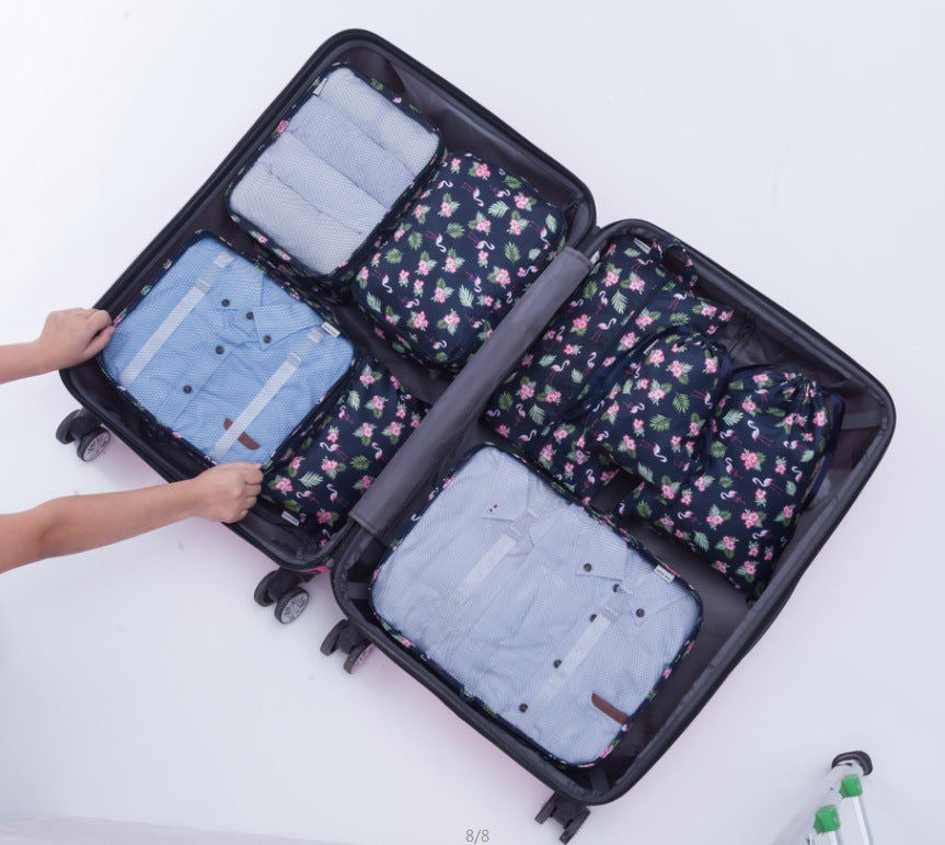 Eight-piece Waterproof Travel Storage Bag