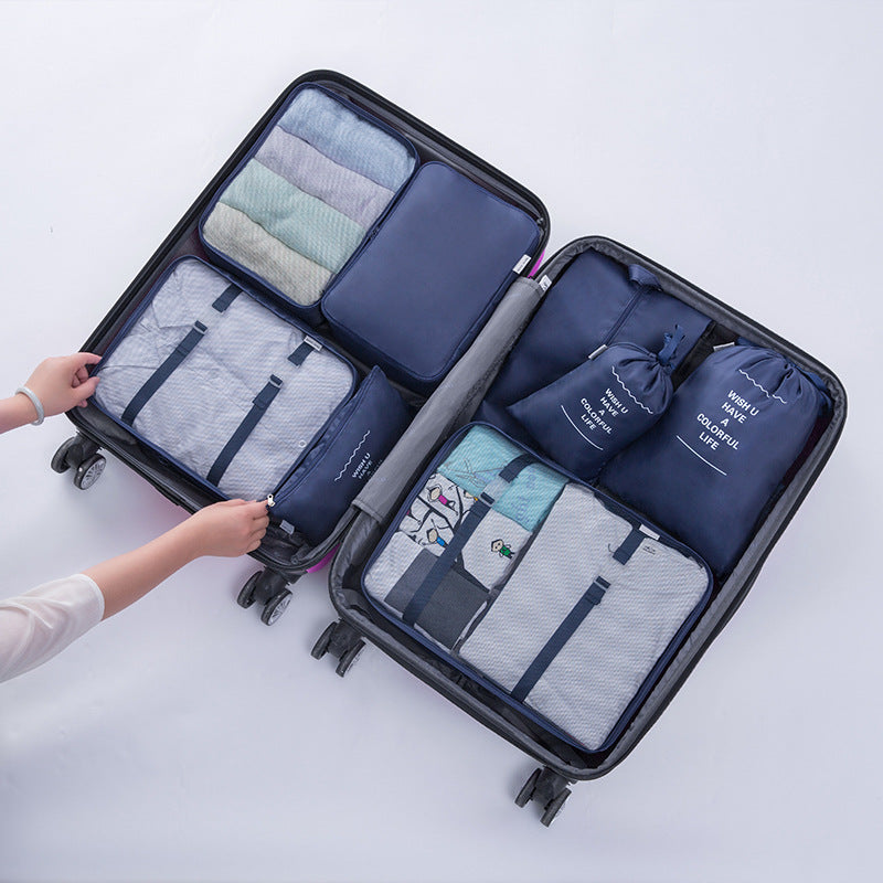 Eight-piece Waterproof Travel Storage Bag