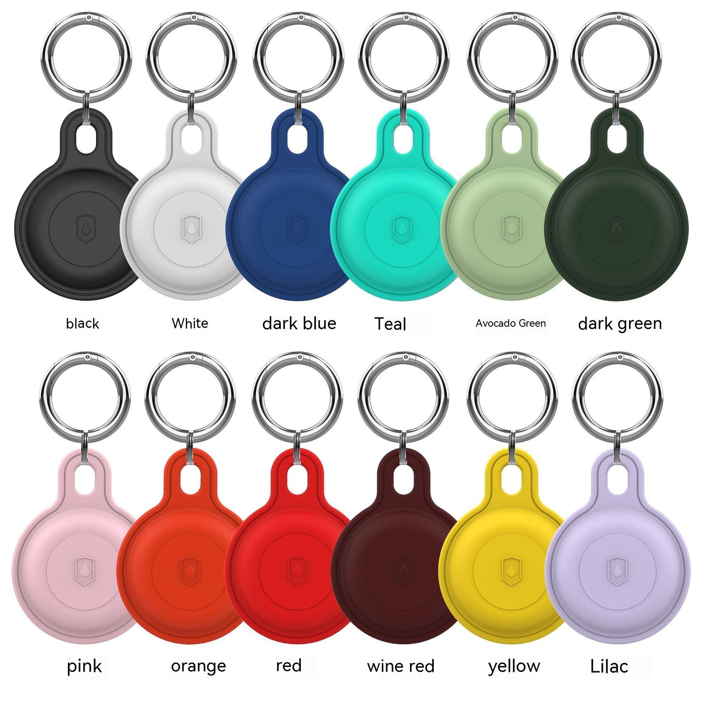 Airtag Locator Anti-loss Alarm Device Silica Gel Waterproof Plug Pet All-inclusive Protective Cover
