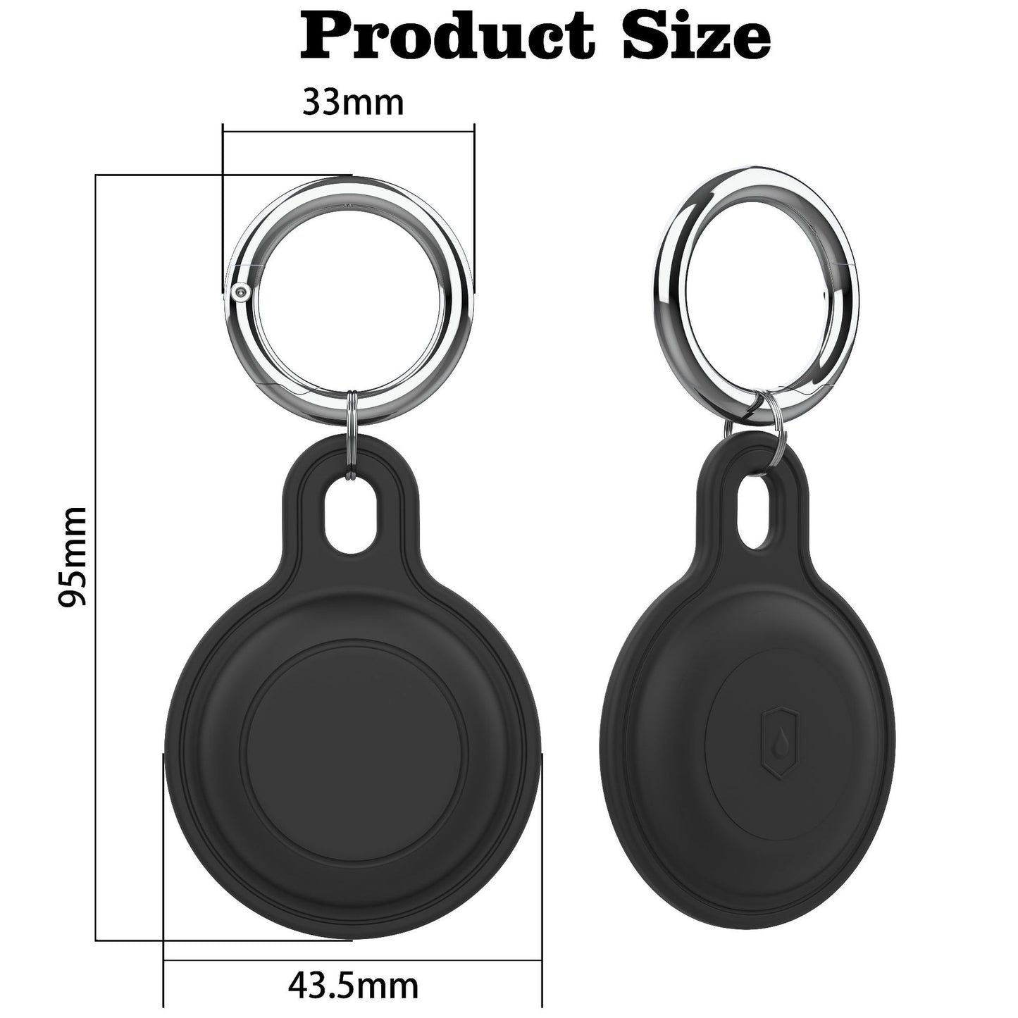 Airtag Locator Anti-loss Alarm Device Silica Gel Waterproof Plug Pet All-inclusive Protective Cover