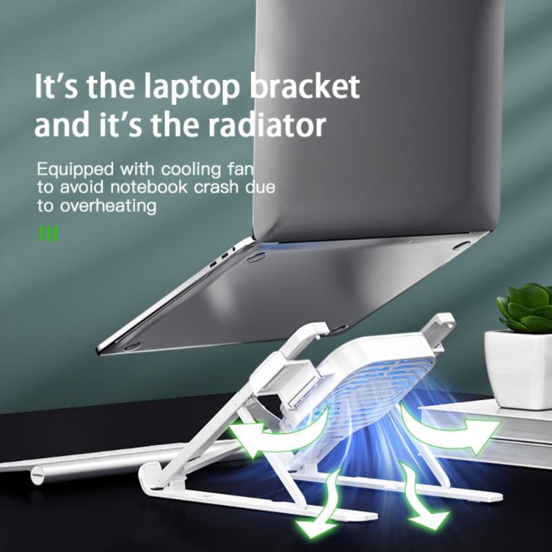 Laptop Radiator Computer Lift With Fan Bracket