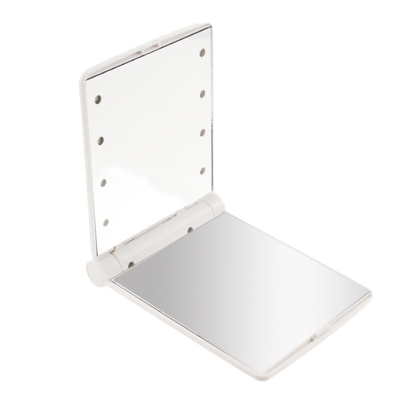 Portable Folding Mini Lighted Makeup Mirror