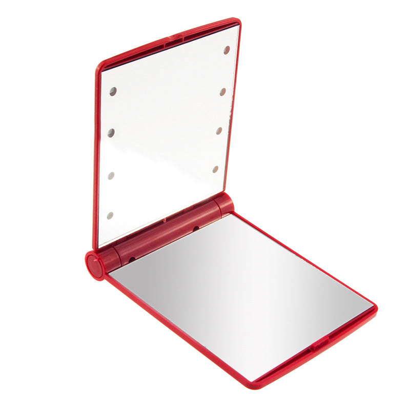 Portable Folding Mini Lighted Makeup Mirror