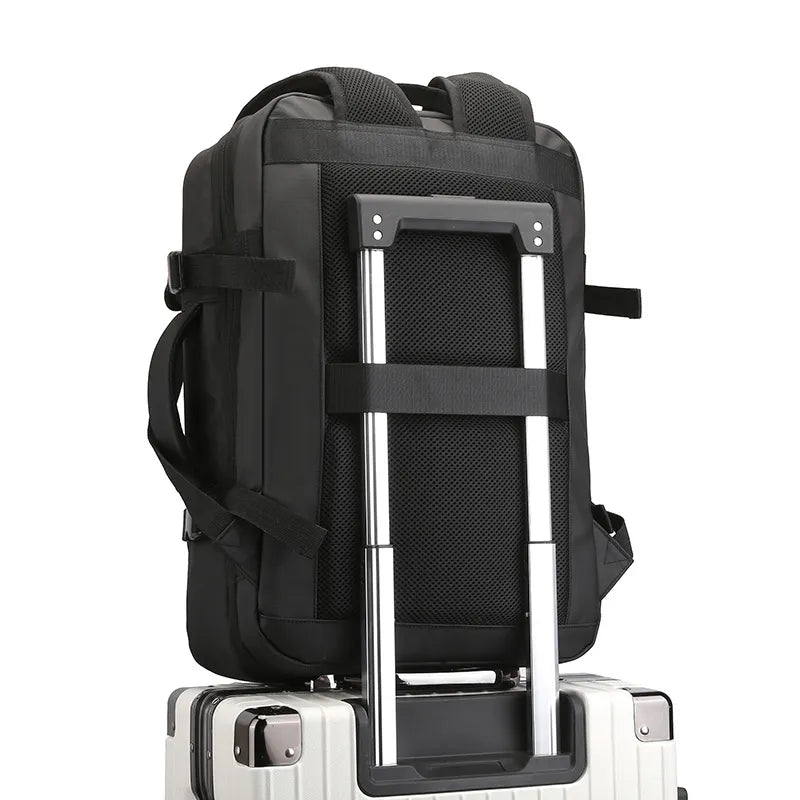 Expandable Travel Backpacks for Men Large Capacity Waterproof Laptop Backpack USB Charging Backpack Trekking Outdoors Backpack