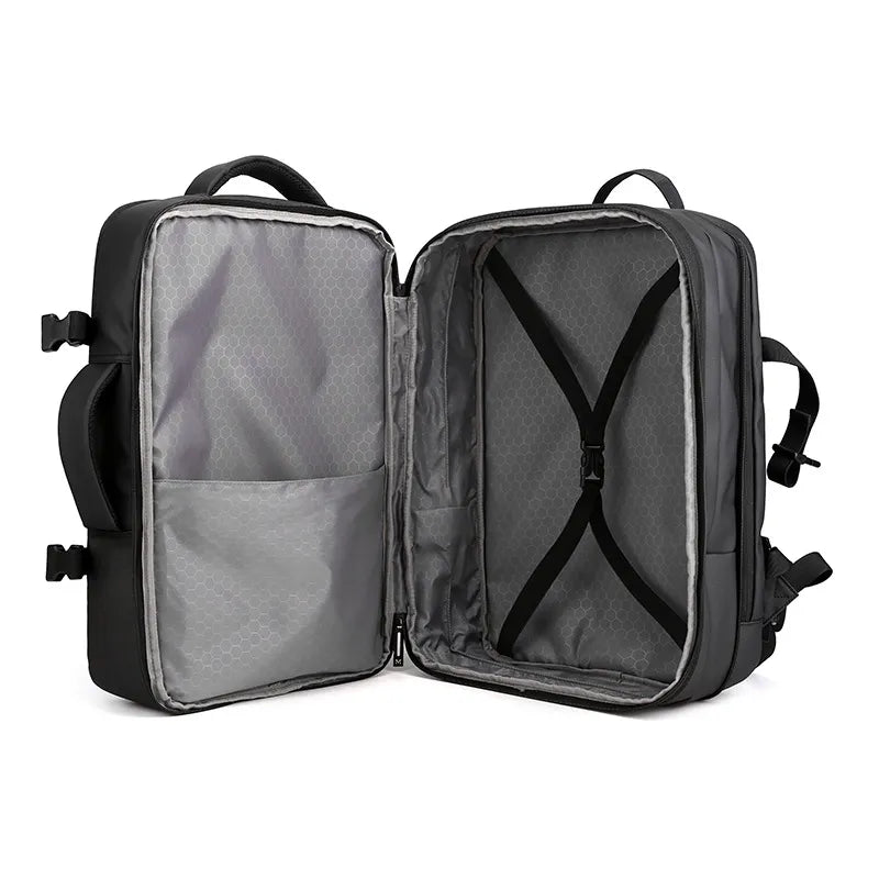 Expandable Travel Backpacks for Men Large Capacity Waterproof Laptop Backpack USB Charging Backpack Trekking Outdoors Backpack