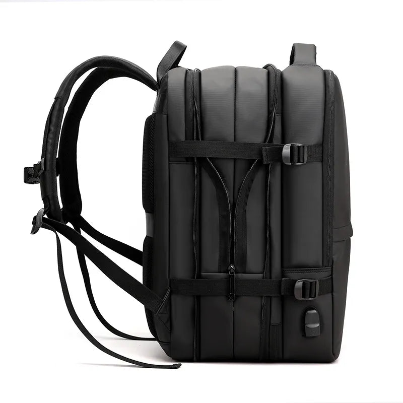 Expandable Travel Backpacks for Men Large Capacity Waterproof Laptop Backpack USB Charging Backpack Trekking Outdoors Backpack