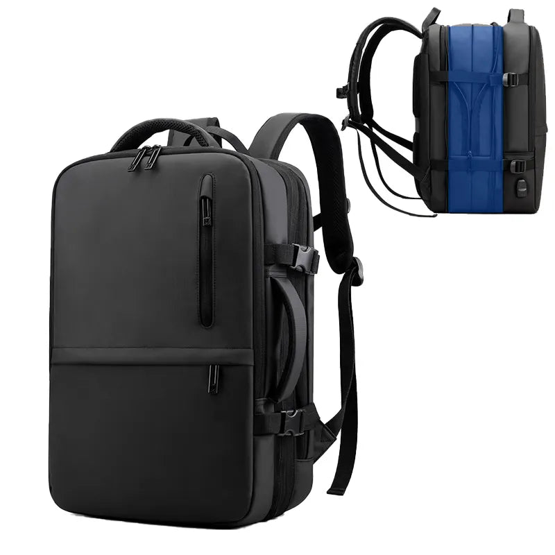 Expandable Travel Backpacks for Men Large Capacity Waterproof Laptop Backpack USB Charging Backpack Trekking Outdoors Backpack